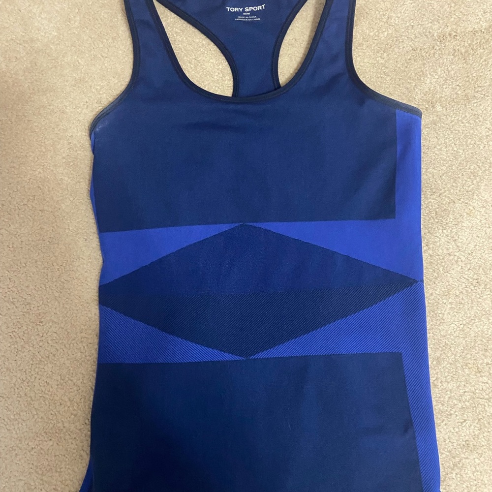 Tory Sport Blue Tank Top